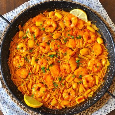 Spanish Seafood Fideua Recipe | SideChef