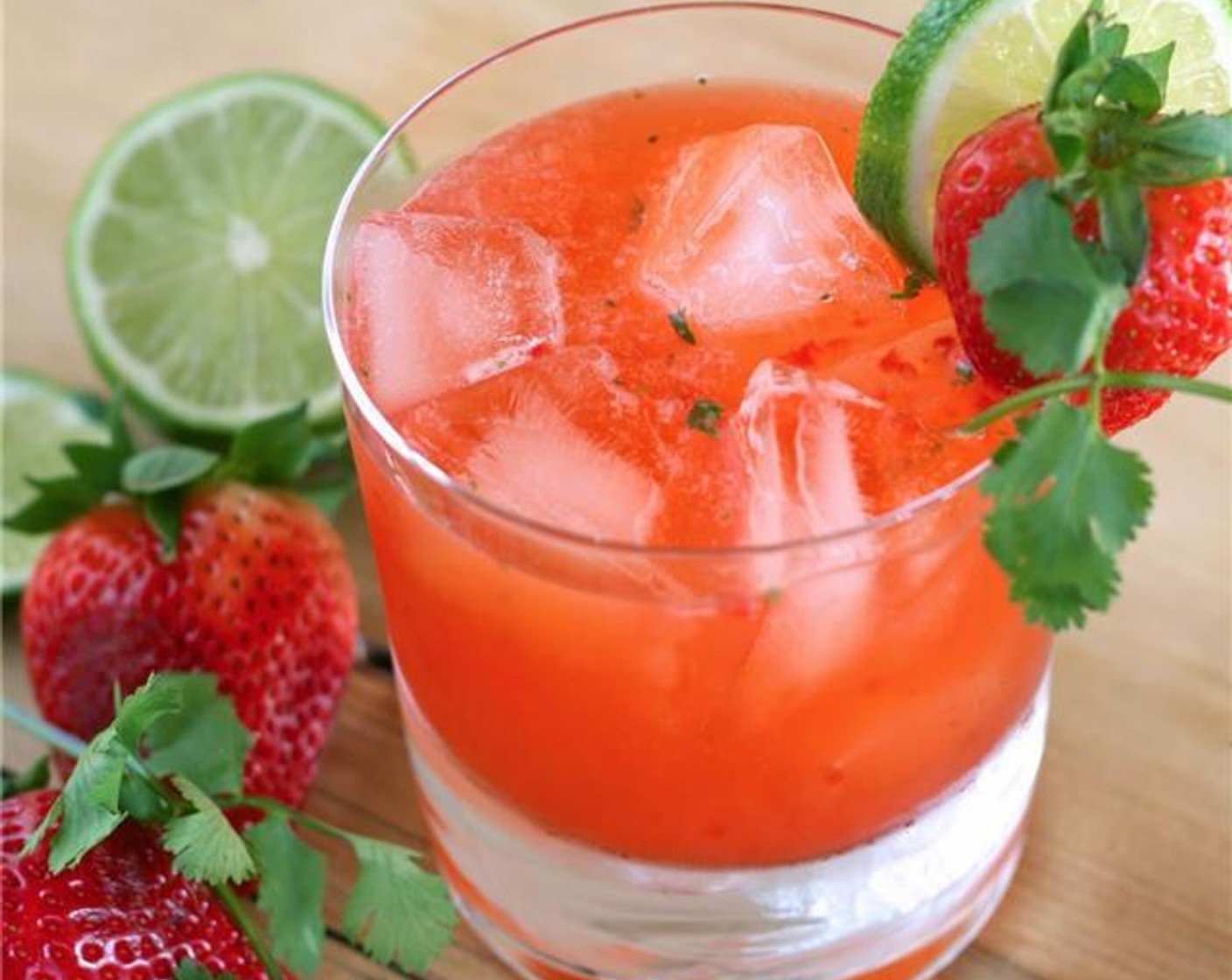 Strawberry Cilantro Margaritas