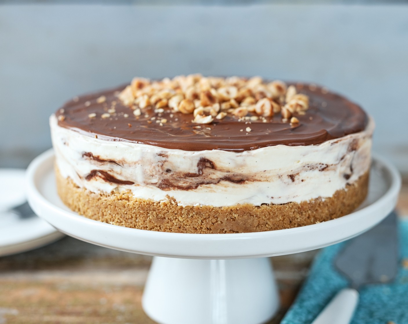 Hazelnut Chocolate Cheesecake