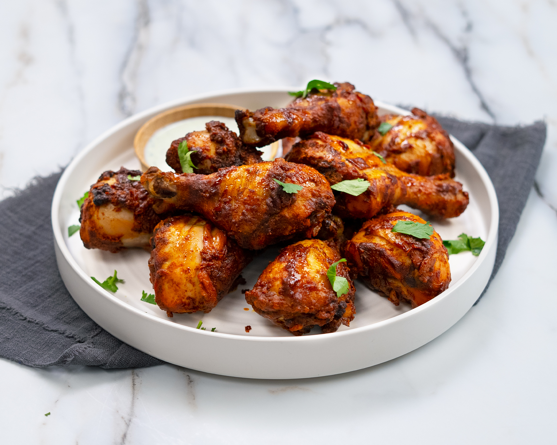 Tandoori Chicken Drumsticks Recipe SideChef