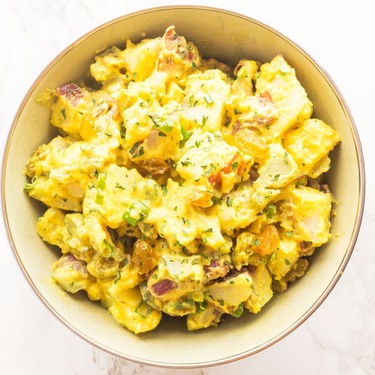 Vegan Dill Raisin Potato Salad Recipe | SideChef