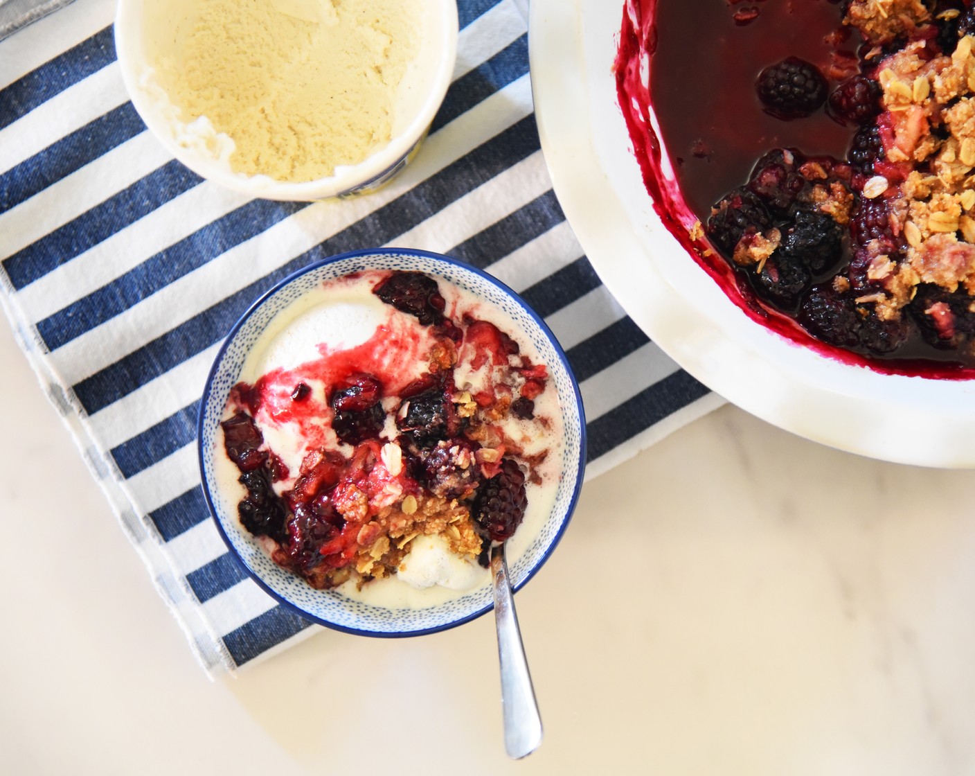 step 11 Serve over scoops of Vanilla Ice Cream (8 cups).