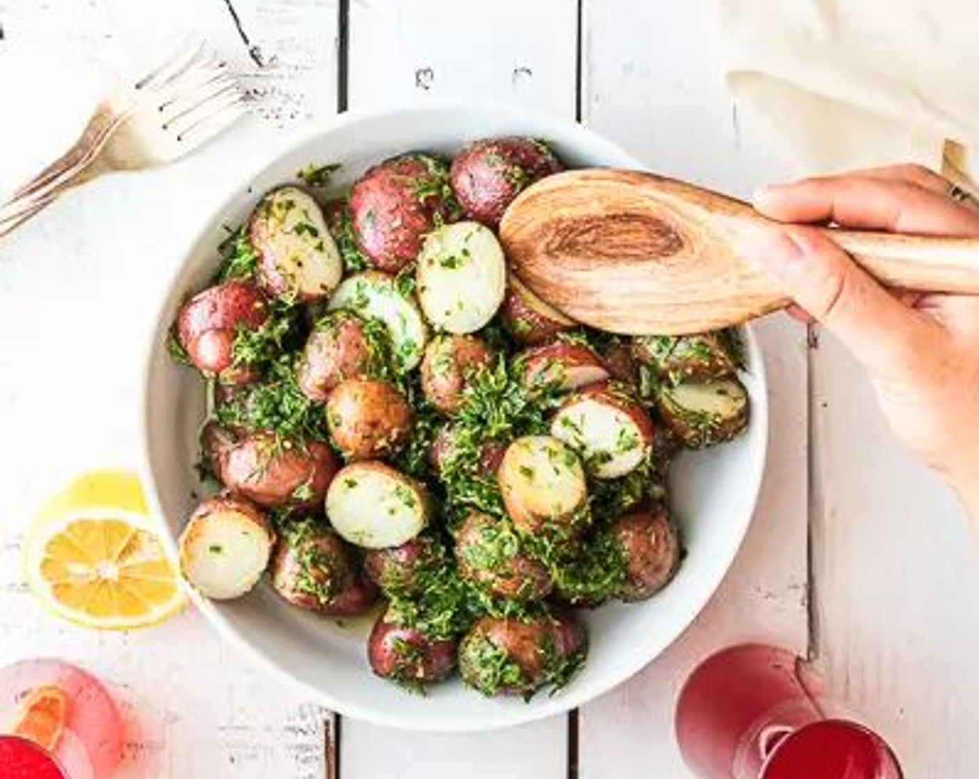 Vegan Lemon Herb Potato Salad