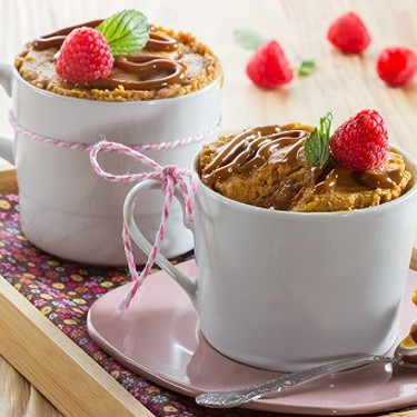Dulce de Leche Mug Cake Recipe | SideChef