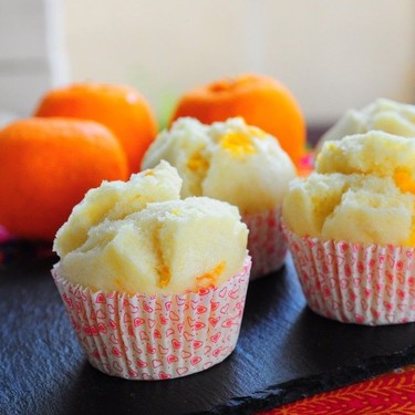 Steamed Mandarin Orange Muffin (Huat Kueh) Recipe | SideChef