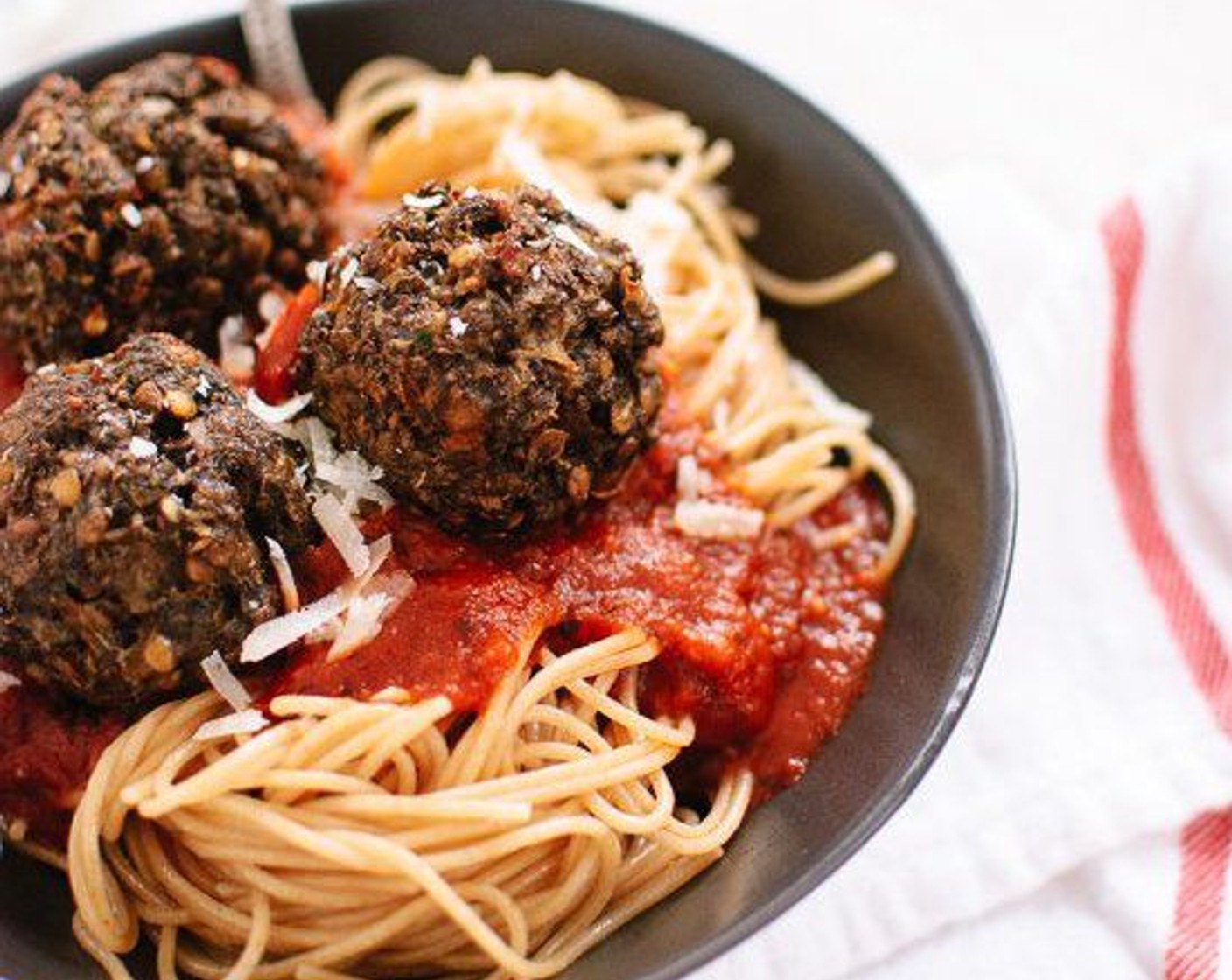 Vegetarian Lentil and Mushroom Meatballs