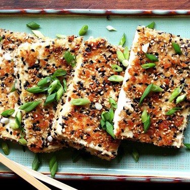 Sesame-Crusted Tofu with Nuoc Cham Recipe | SideChef