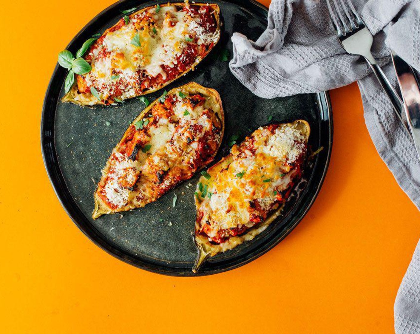 Stuffed Eggplant Parmesan