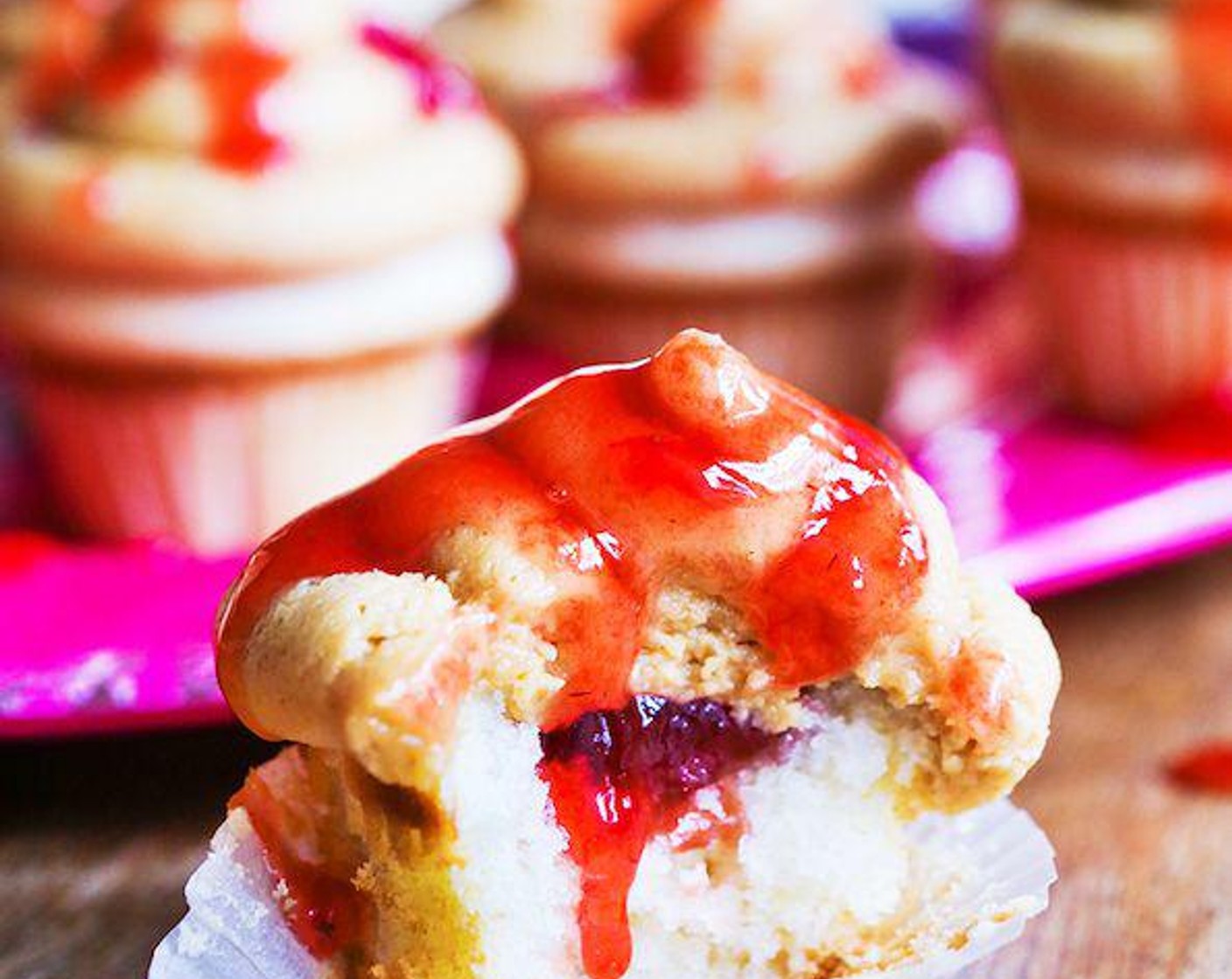 Peanut Butter and Jelly Cupcakes