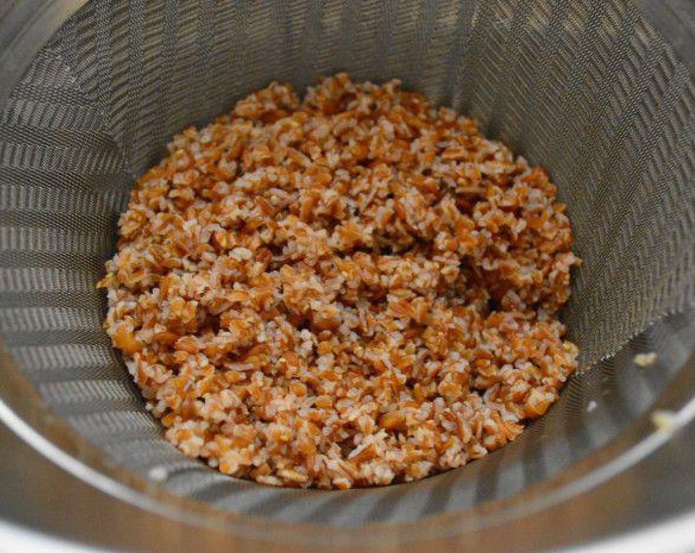 step 1 Bring a medium pot of water to a gentle boil on the stove. Add the Bulgur Wheat (1 cup) to a heat proof bowl and then pour the boiling water all over it to submerge it. Set the bowl aside and allow the bulgur wheat to soften in the hot water for about 30 minutes. I like to do the rest of the prep while it softens.