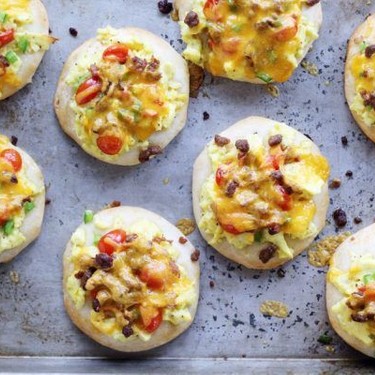 Cheesy Biscuit Breakfast Pizzas Recipe | SideChef