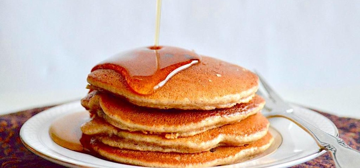 Chocolate Chip Almond Pancakes Recipe | SideChef