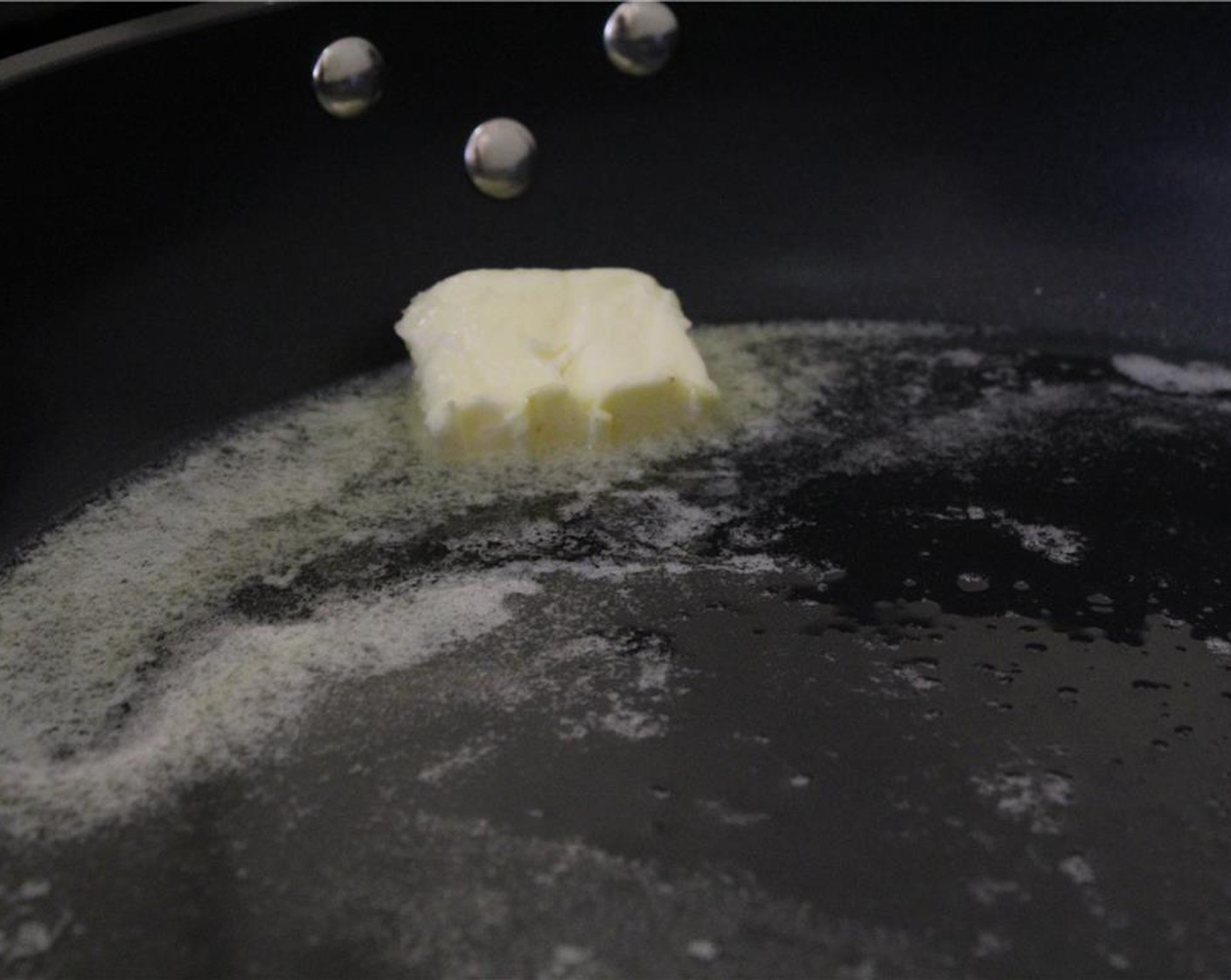 step 2 Over medium heat, melt the Unsalted Butter (2 Tbsp) and Coconut Oil (2 Tbsp) in a large skillet.