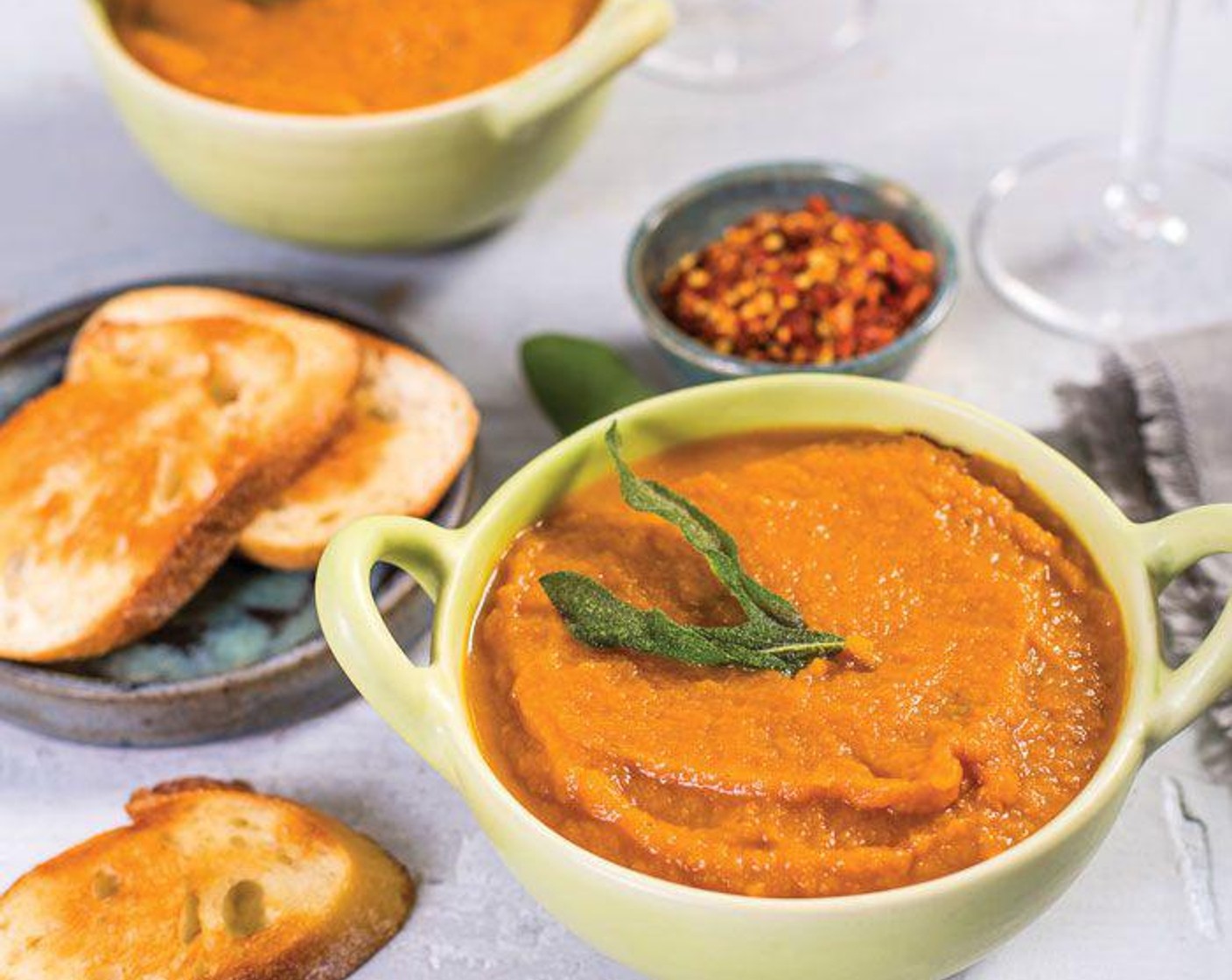 Vegan Pumpkin Sage Soup