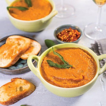 Vegan Pumpkin Sage Soup Recipe | SideChef