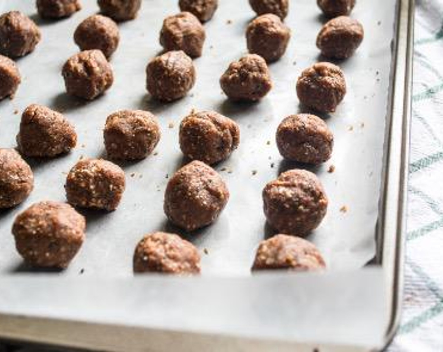 step 4 Roll into 1-inch balls, place on cookie sheet lined with wax paper and put in refrigerator for 20-30 minutes.
