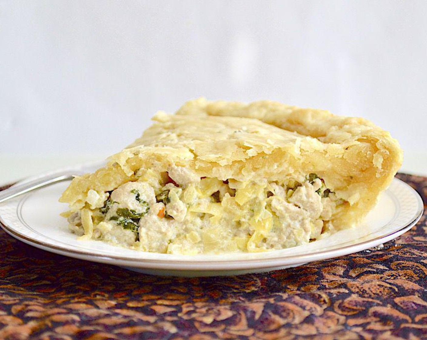 Spinach Artichoke Chicken Pie