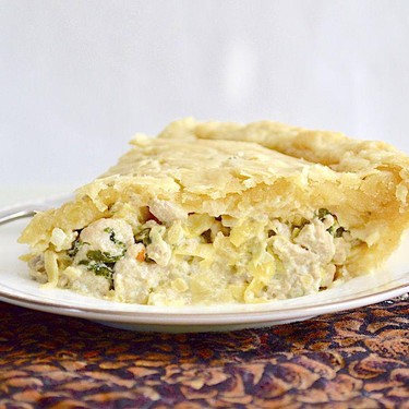 Spinach Artichoke Chicken Pie Recipe | SideChef