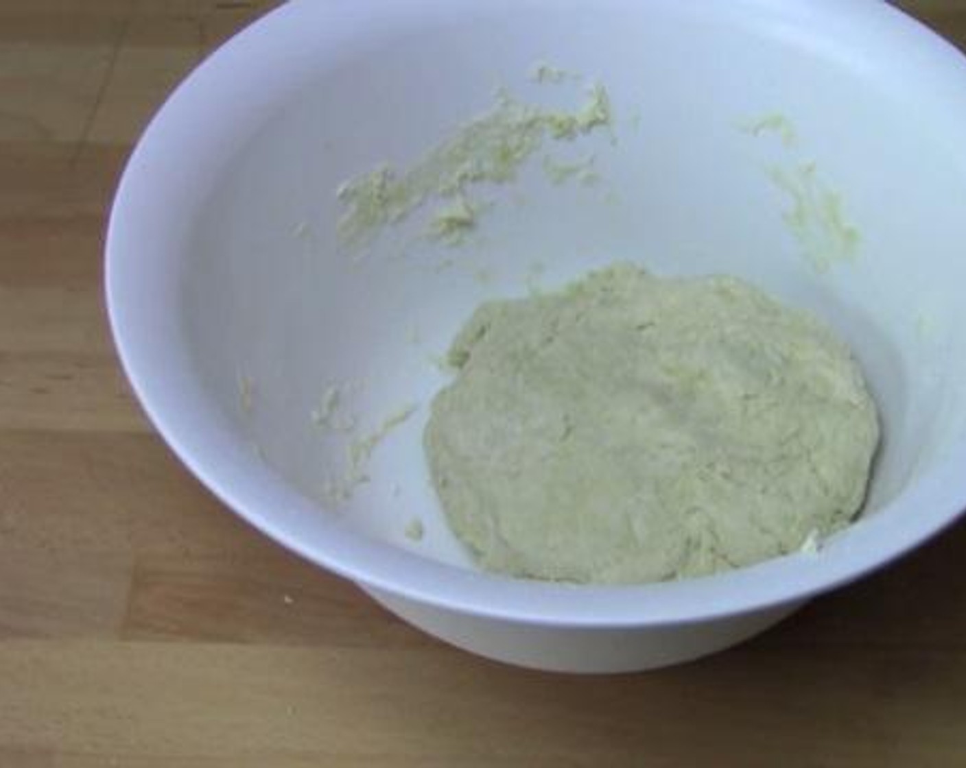 step 1 Into a mixing bowl, mix together the All-Purpose Flour (4 cups), Salt (1 tsp), Instant Dry Yeast (1/2 Tbsp), Olive Oil (1/4 cup), and Water (1 cup) until a nice and smooth dough forms.