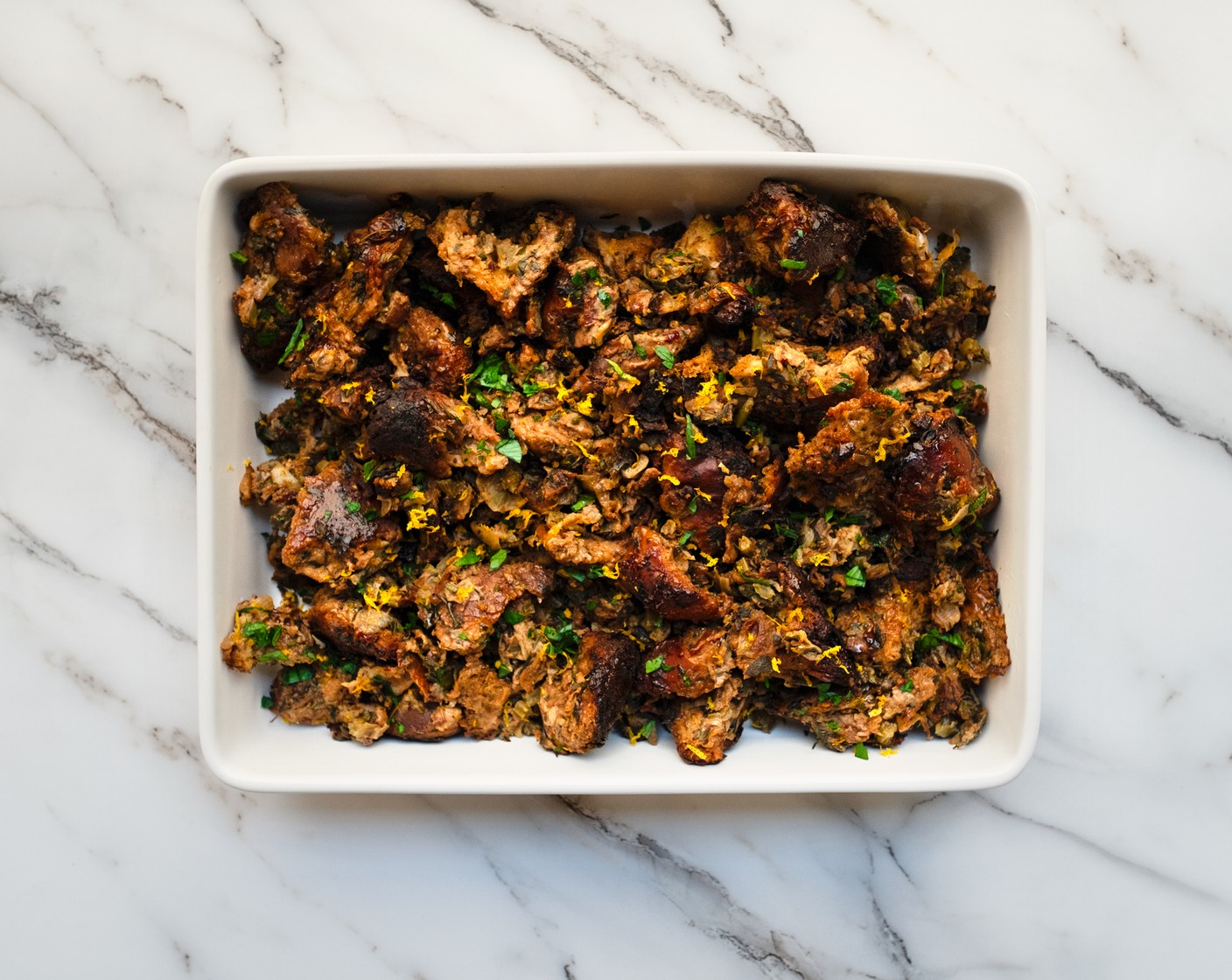 Classic Sage Stuffing (Thanksgiving Stuffing) - The Foodie Physician