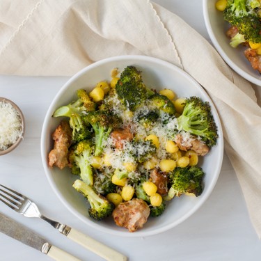 Crispy Sheet Pan Gnocchi with Italian Sausage and Broccoli Recipe | SideChef