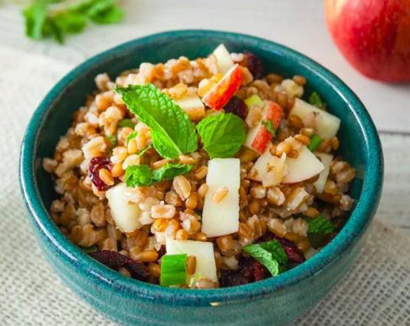 Apple Wheat Berry Salad