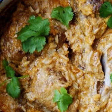 Curried Chicken with Coconut Rice Recipe | SideChef