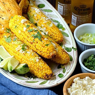 Grilled Chipotle Lime Corn Recipe | SideChef