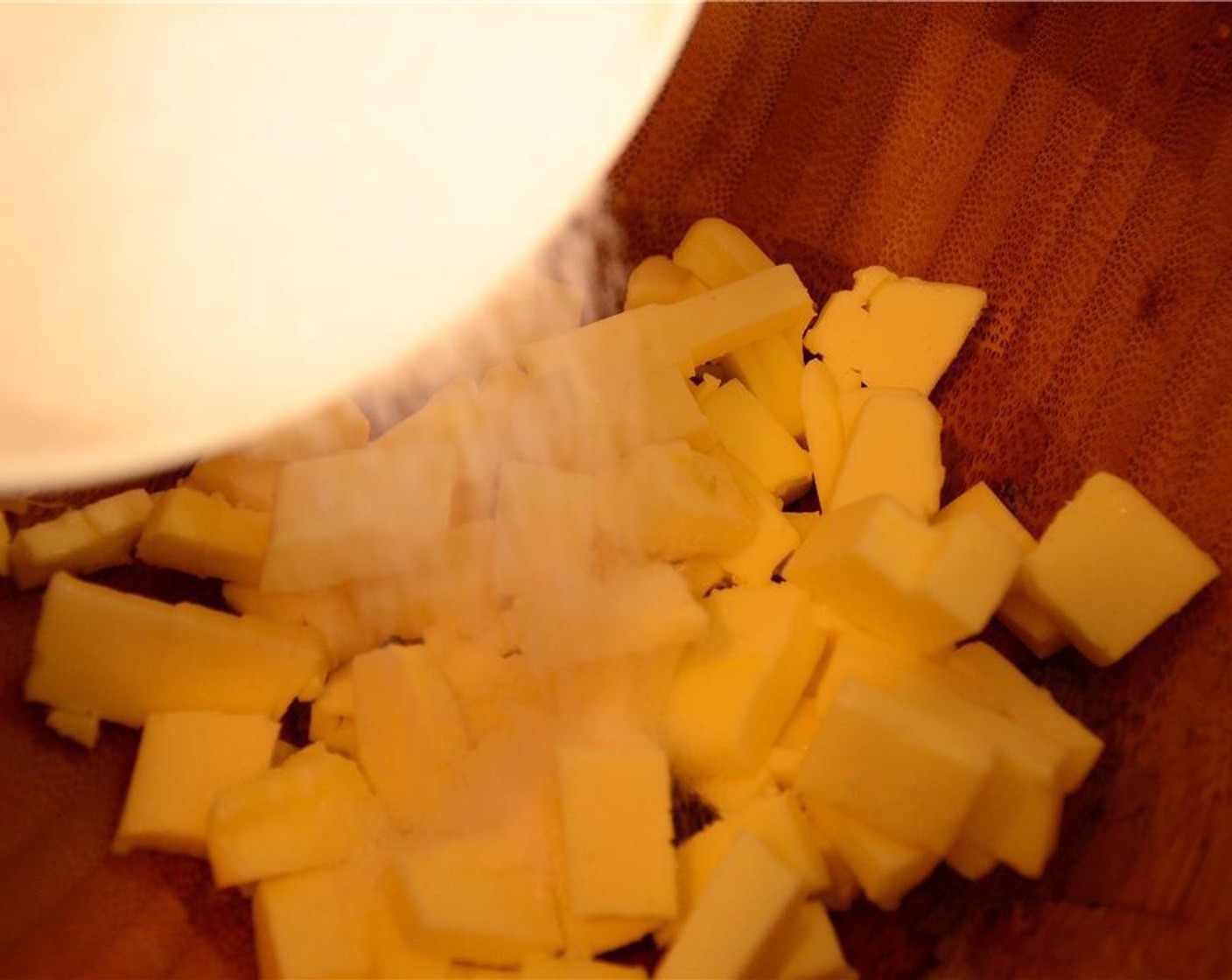 step 5 Add the white sugar to the softened butter.