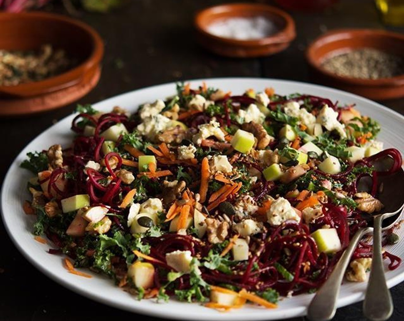 Beet, Apple and Blue Cheese Salad
