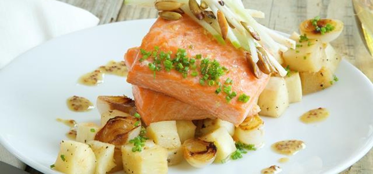 Ocean Trout with Cioppolini Onions Recipe | SideChef