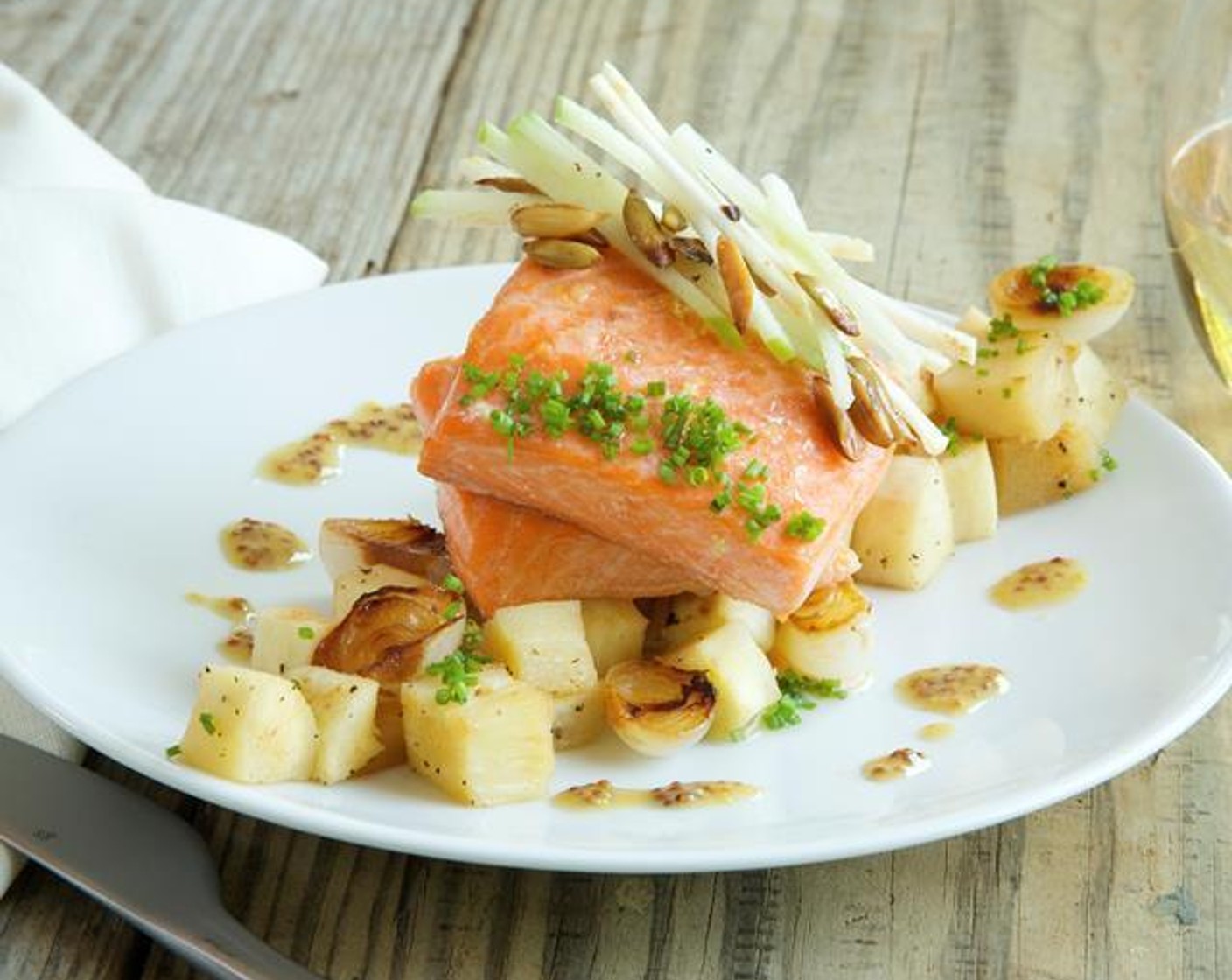 Ocean Trout with Cioppolini Onions