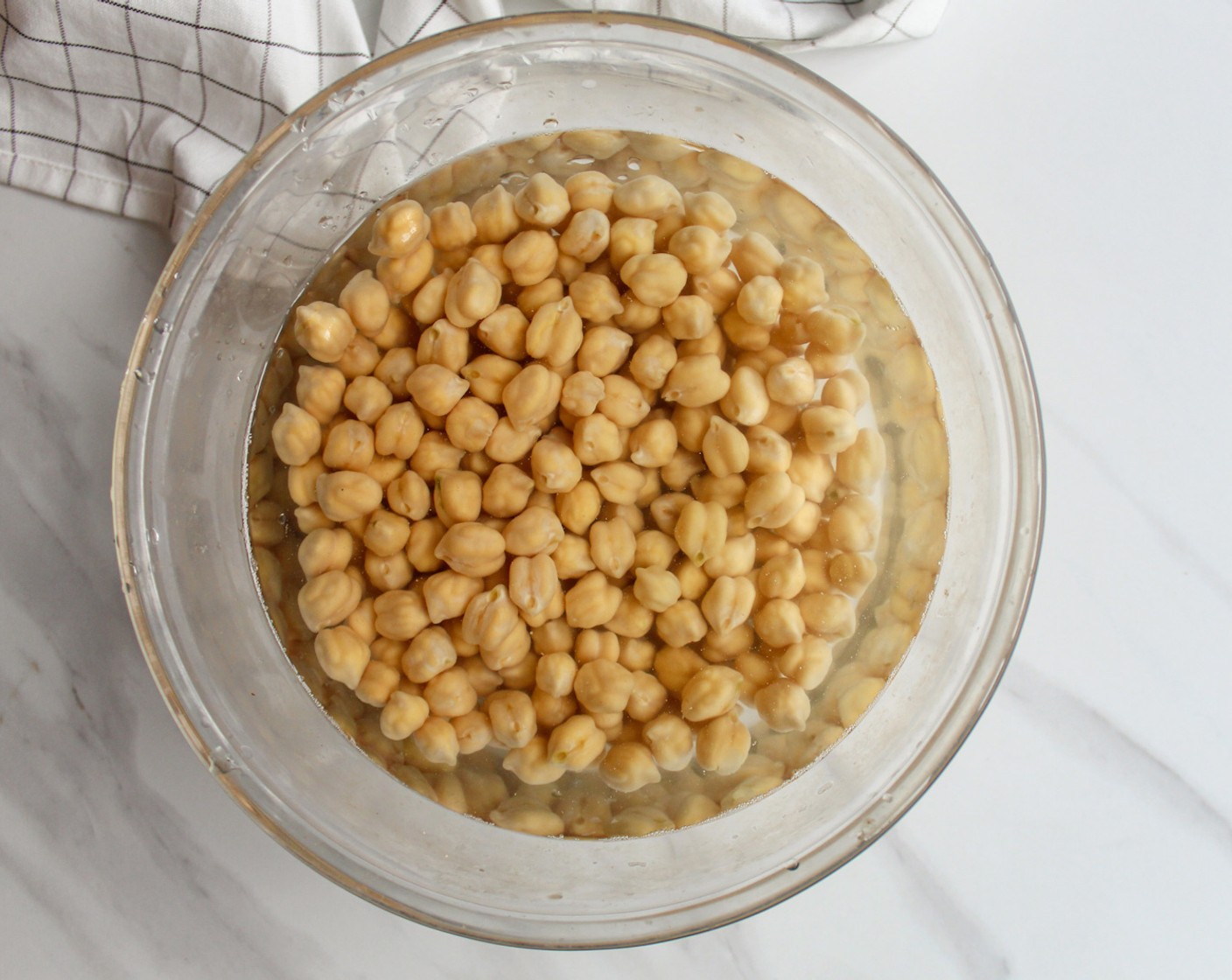 step 2 Drain and rinse the soaked Dried Chickpeas (1 cup).