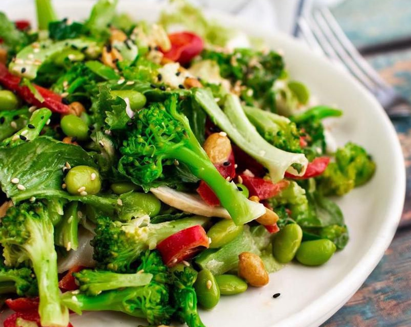 Broccoli and Edamame Salad