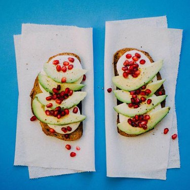 Avocado Pomegranate Toast Recipe | SideChef