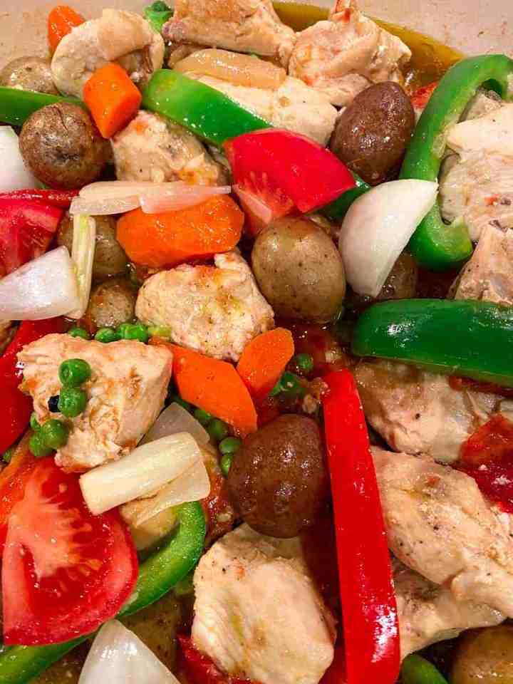 Chicken afritada online instant pot