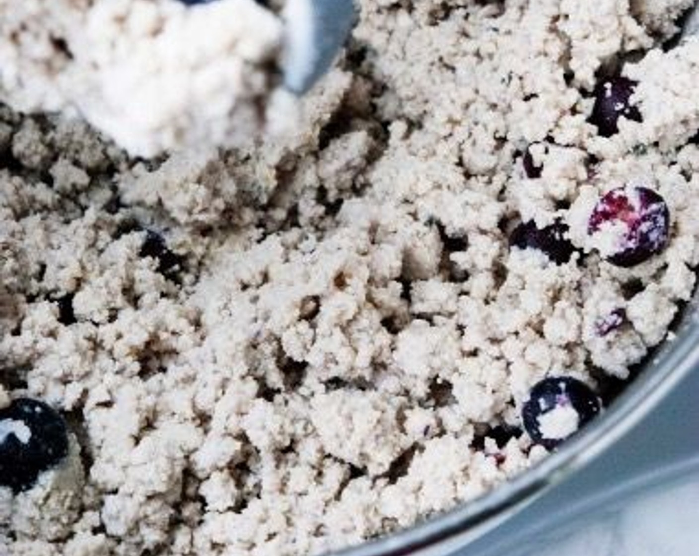 step 5 Fold in the Frozen Blueberries (1/2 cup).