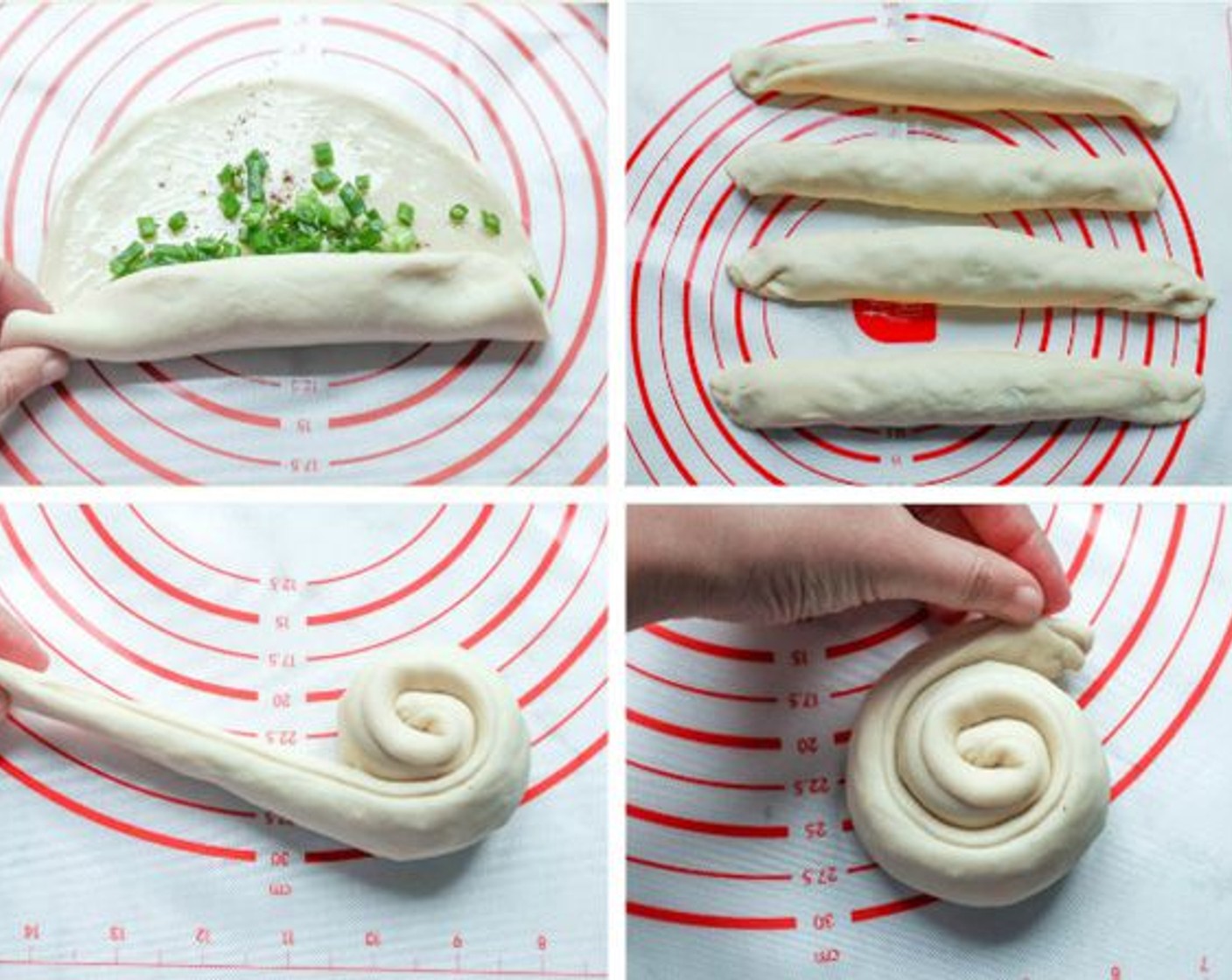 step 9 Roll up the circle into a cylinder. And further roll into the shape of a snail.