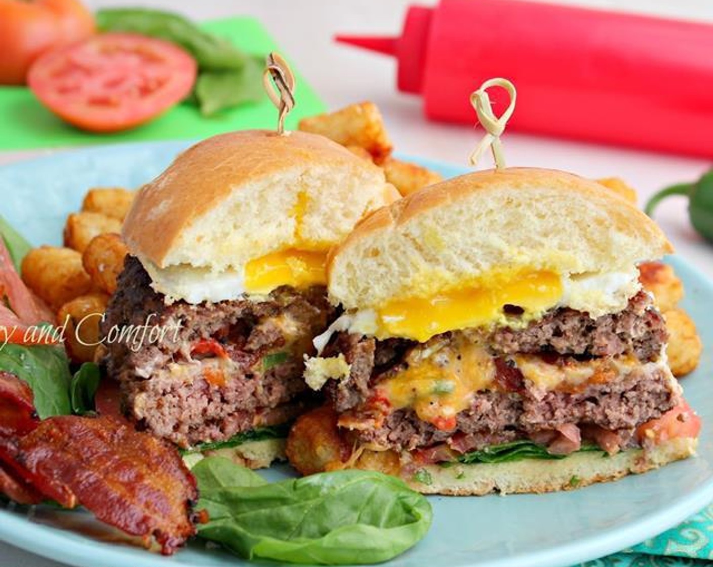 Grand Slam Stuffed Burger