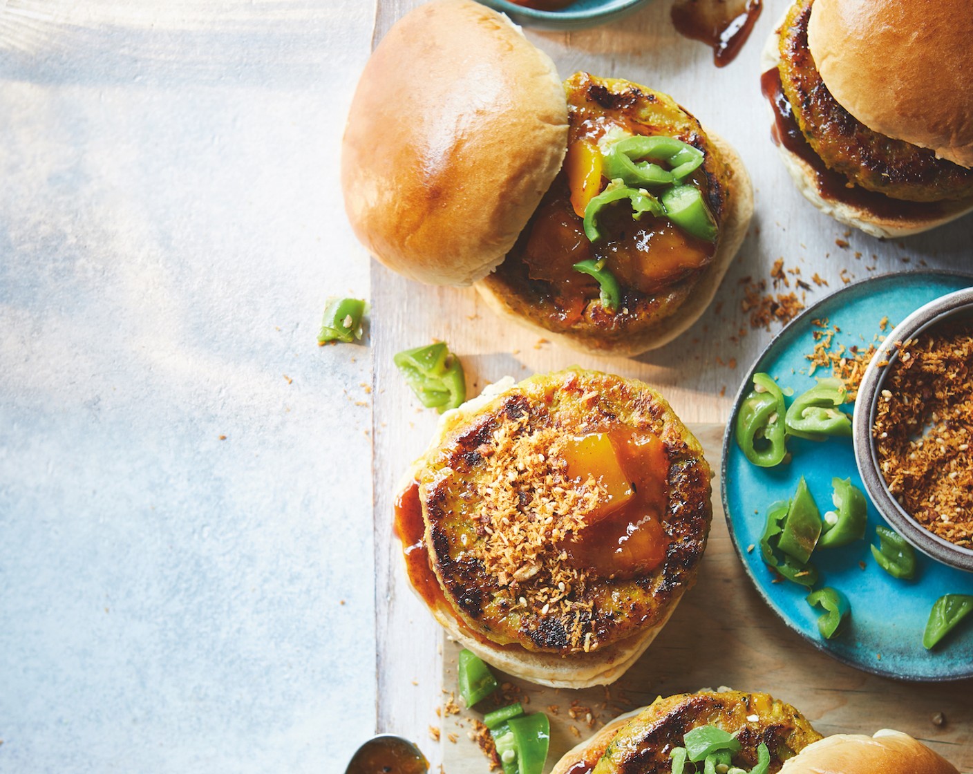 Vada pavstyle bhaji burgers M&S