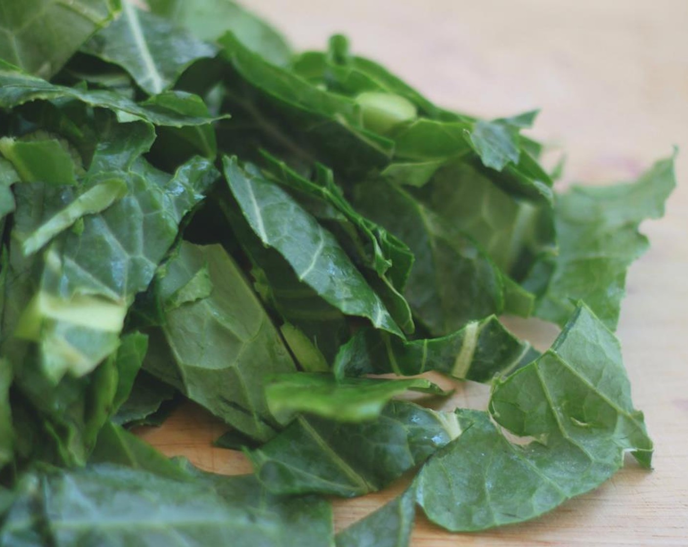 step 2 Chop the Collard Greens (1 1/2 cups).