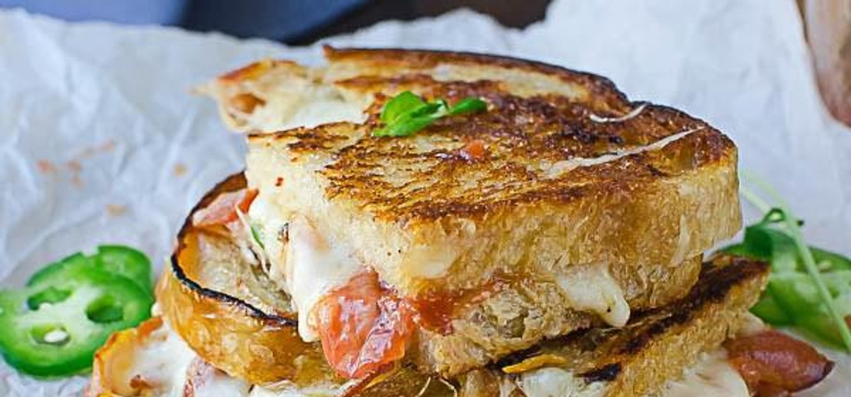 Crispy Pancetta Guava Grilled Cheese Recipe | SideChef