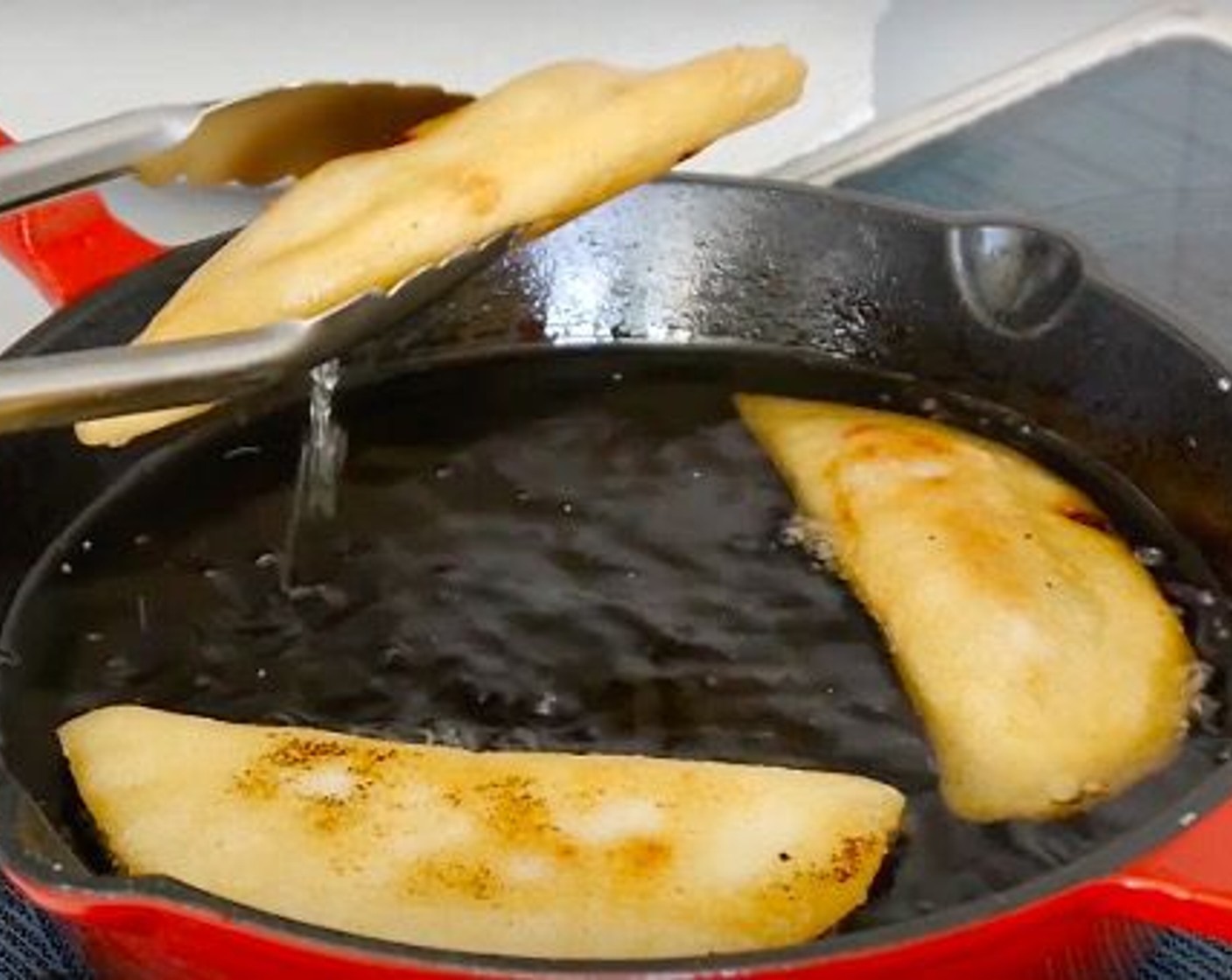 step 12 Then fry them on each side in a skillet with abundant hot vegetable oil they are until golden brown on each side.