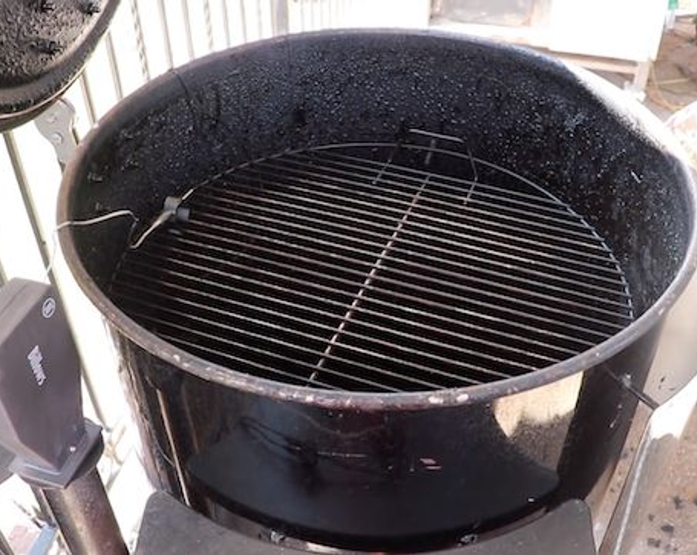 step 3 Preheat Drum style smoker or other bbq grill/smoker for indirect cooking at 325 degrees F (160 degrees C).