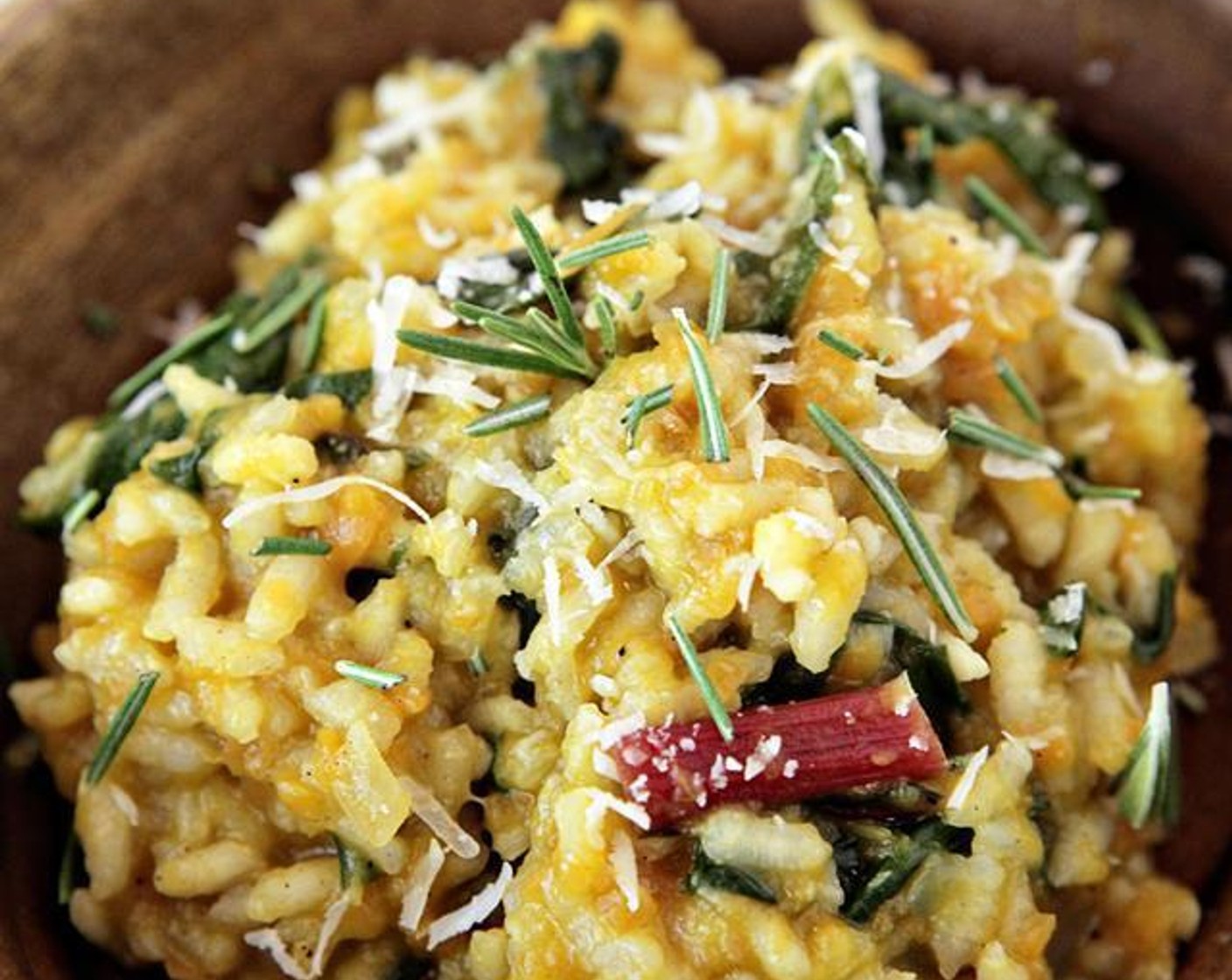 Sweet Potato & Chard Risotto w/ Rosemary