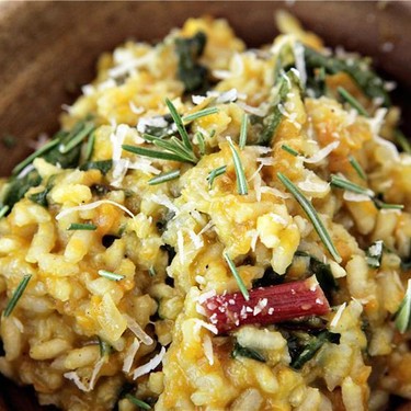 Sweet Potato & Chard Risotto w/ Rosemary Recipe | SideChef