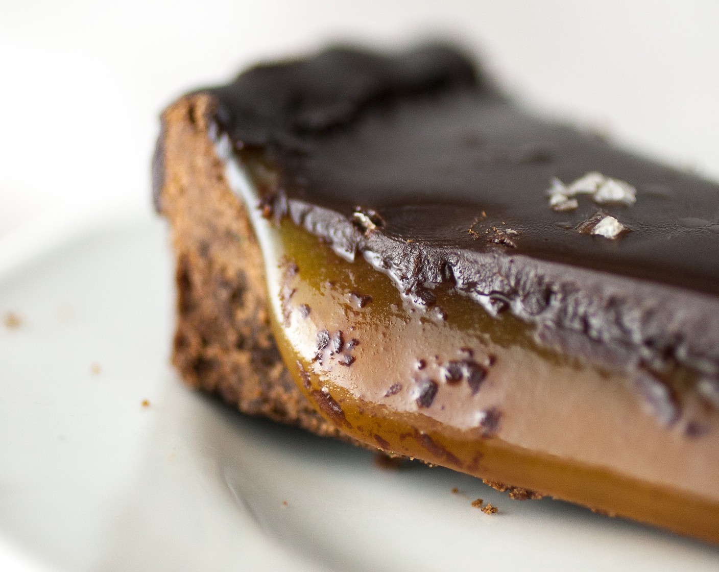 Vegan Salted Caramel Chocolate Tart