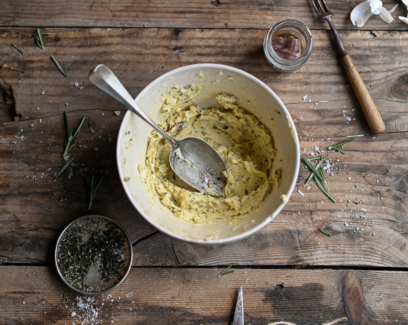 step 3 Use a spoon to roughly mash the ingredients together and season with Coarse Black Pepper (to taste) and if required, Sea Salt (1 pinch).