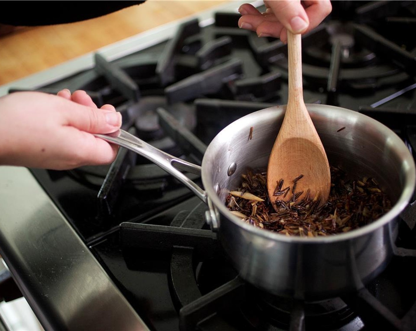 step 9 Strain the burdock root and add to the saucepan along with one and three quarters cup of water and Chicken Base (2 pckg). Stir, bring to a boil and cover, reduce the heat to low and let steam for fifty minutes. Remove from heat and drain. Return to pot, and keep warm.