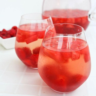 Watermelon Raspberry Sangria Recipe | SideChef